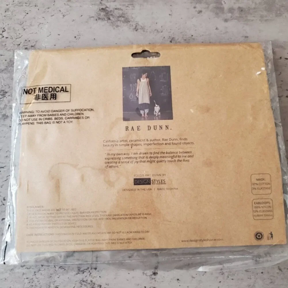 NWT Rae Dunn Reusable Face Masks | Mom & Dad